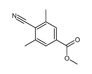 4-氰基-3,5-二甲基苯甲酸甲酯结构式