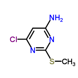 4-Amino-6-chloro-2-(methylthio)pyrimidine structure