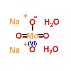 钼酸钠,二水合物结构式
