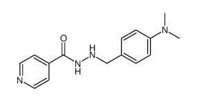 N'-[[4-(dimethylamino)phenyl]methyl]pyridine-4-carbohydrazide结构式