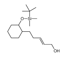 (Z)-5-[(1R,2S)-2-[tert-butyl(dimethyl)silyl]oxycyclohexyl]pent-2-en-1-ol结构式