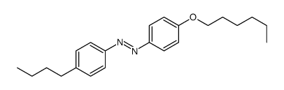 (4-butylphenyl)-(4-hexoxyphenyl)diazene Structure