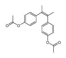 [4-[(Z)-3-(4-acetyloxyphenyl)but-2-en-2-yl]phenyl] acetate Structure