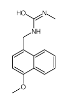 1-[(4-methoxynaphthalen-1-yl)methyl]-3-methylurea Structure
