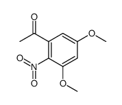 3,5-dimethoxy-2-nitroacetophenone Structure