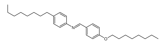 1-(4-octoxyphenyl)-N-(4-octylphenyl)methanimine Structure