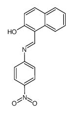 N-(2-hydroxy-1-naphthalidene)-p-nitroaniline Structure