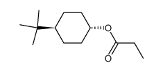 trans-4-tert-butylcyclohexyl propionate结构式