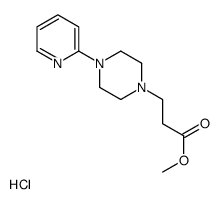 methyl 3-(4-pyridin-2-ylpiperazin-1-yl)propanoate,hydrochloride Structure
