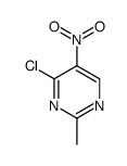4-氯-2-甲基-5-硝基嘧啶结构式