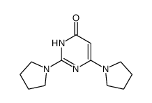2,6-di(pyrrolidin-1'-yl)pyrimidin-4-(3H)-one Structure