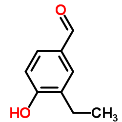 3-Ethyl-4-hydroxybenzaldehyde Structure