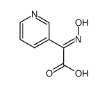 3-Pyridineaceticacid,alpha-(hydroxyimino)-,(E)-(9CI) structure