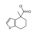 Benzo[b]thiophene-4-carbonyl chloride, 4,5,6,7-tetrahydro-4-methyl- (9CI)结构式