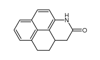 3,3a,4,5-tetrahydro-1-azapyren-2(1H)-one结构式