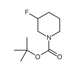 tert-butyl 3-fluoropiperidine-1-carboxylate Structure