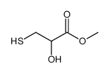methyl ester of 3-mercapto-2-hydroxypropionic acid Structure