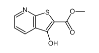 2-Carbomethoxy-3-hydroxythieno<2,3-b>pyridine Structure