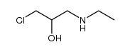 Ethyl-[2-hydroxy-3-chlor-propyl]-amin Structure