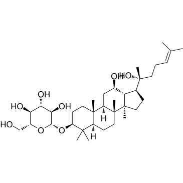 20(R)-Ginsenoside Rh2 structure