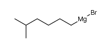 5-methylhexyl-magnesium bromide Structure