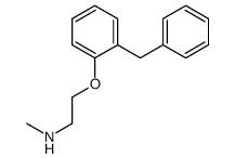 2-(2-benzylphenoxy)-N-methylethanamine结构式