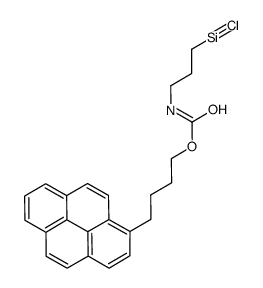 chloro-[3-(4-pyren-1-ylbutoxycarbonylamino)propyl]silicon Structure