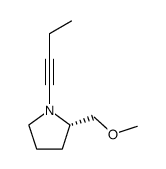 (S)-1-But-1-ynyl-2-methoxymethyl-pyrrolidine结构式