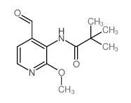 N-(4-formyl-2-methoxypyridin-3-yl)pivalamide picture