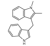 (1,2-dimethyl-3-indolyl)(3-Indolyl)methane结构式