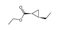 Cyclopropanecarboxylic acid, 2-ethyl-, ethyl ester (6CI) picture