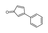 3-phenylcyclopenta-2,4-dien-1-one结构式