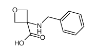 3-(benzylamino)oxetane-3-carboxylic acid Structure