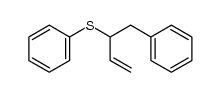 phenyl(1-phenylbut-3-en-2-yl)sulfane Structure