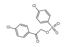p-chlorophenacyl p-chlorobenzenesulphonate Structure
