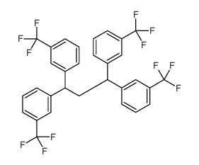 1,1,3,3-四(3-(三氟甲基)苯基)丙烷结构式
