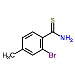 2-Bromo-4-methylbenzenecarbothioamide structure