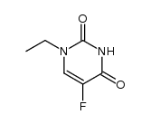 1-ethyl-5-fluorouracil结构式