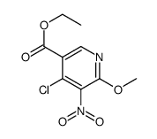 Ethyl 4-chloro-6-methoxy-5-nitropyridine-3-carboxylate picture