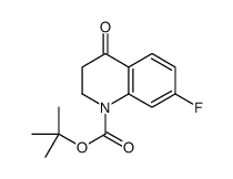 N-Boc-7-fluoro-3,4-dihydroquinoline-4(2H)-one structure