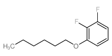 1-Hexyloxy-2,3-difluorobenzene Structure