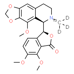 Noscapine-13C-d3 structure