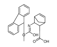 FMOC-3-EXO-AMINOBICYCLO[2.2.1]HEPT-5-ENE-2-EXO-CARBOXYLIC ACID结构式