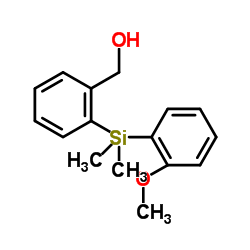 {2-[(2-Methoxyphenyl)dimethylsilyl]phenyl}methanol图片