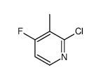 2-Chloro-4-fluoro-3-methylpyridine Structure