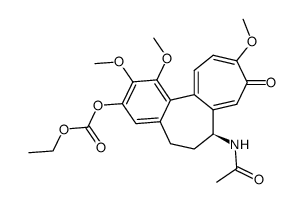 3-ethoxycarbonyl-3-demethylcolchicine Structure