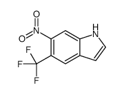 6-Nitro-5-(trifluoromethyl)-1H-indole structure