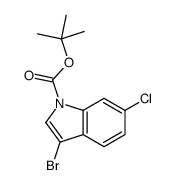 N-Boc-3-溴-6-氯吲哚图片