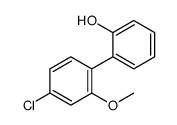 2-(4-chloro-2-methoxyphenyl)phenol结构式