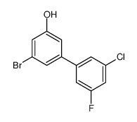 3-bromo-5-(3-chloro-5-fluorophenyl)phenol Structure